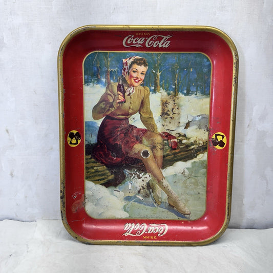 Coca Cola Vintage Metal Tray
