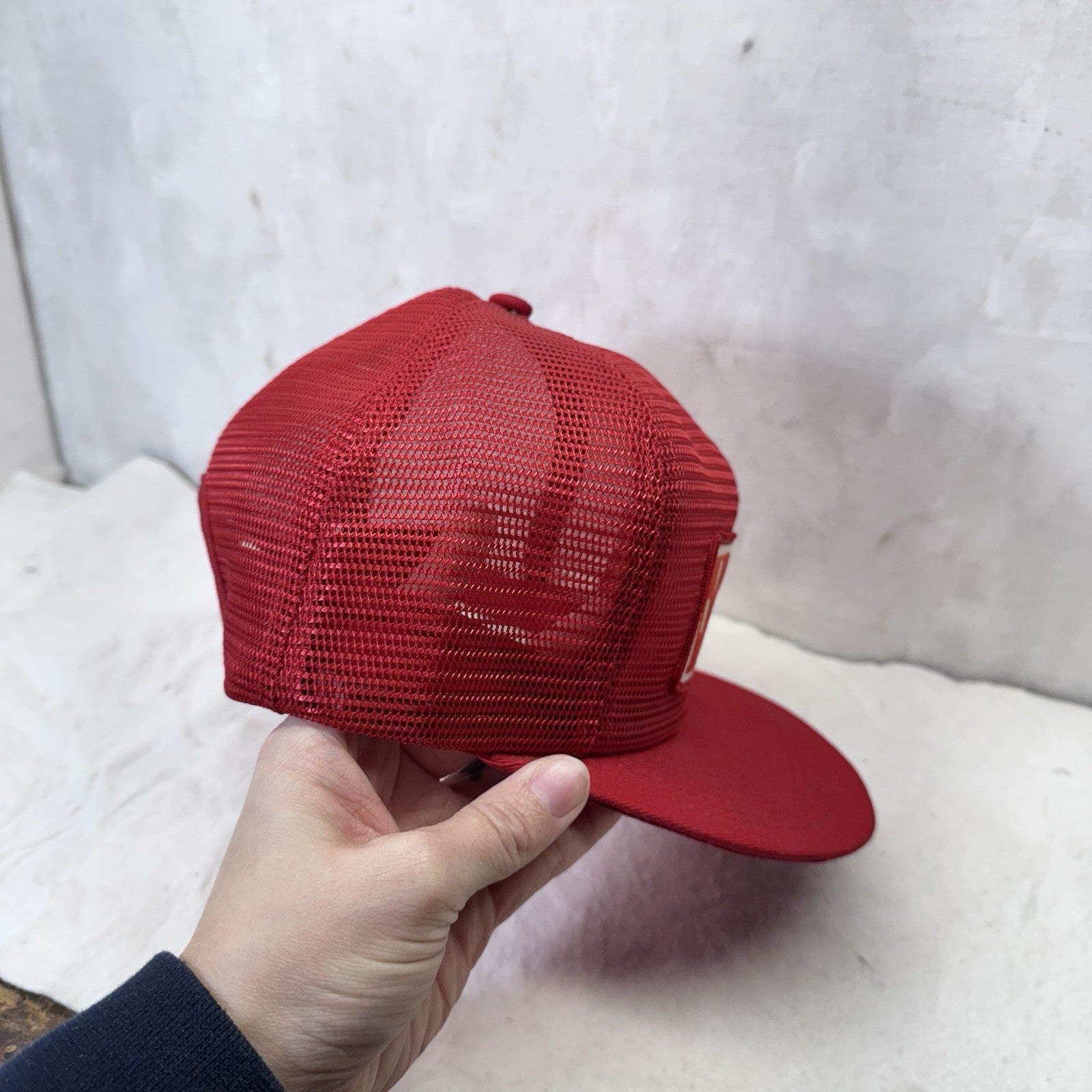 Purina The Farmers Co. Red SnapBack Truckers Hat Vintage 