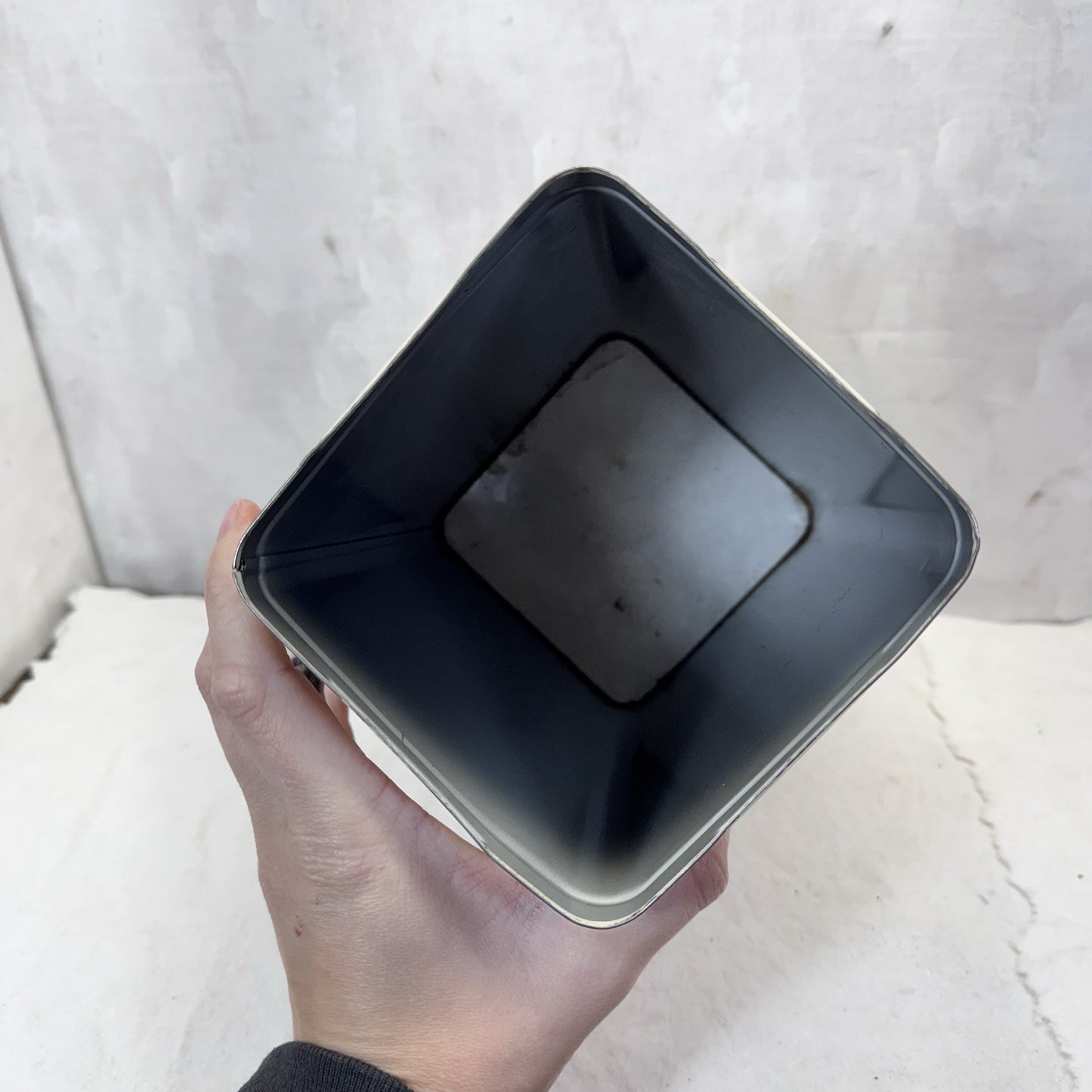 Premium Saltine Crackers Tin Container Vintage 