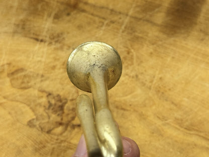 Hand Blown Antique Trumpet Ornament #1269