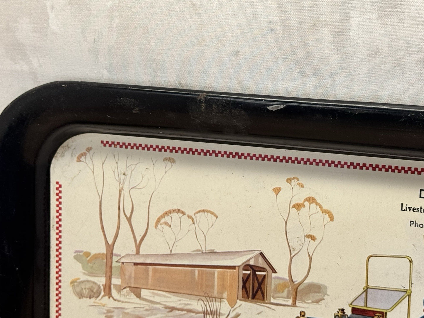 Duffy Bros Columbus Wisconsin Advertisement Tray #1239