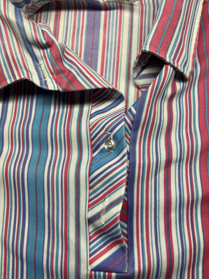 1970-80s Women’s S Sleeve Striped Knit Top