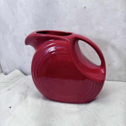 Red Fiesta Pitcher Vintage Disc