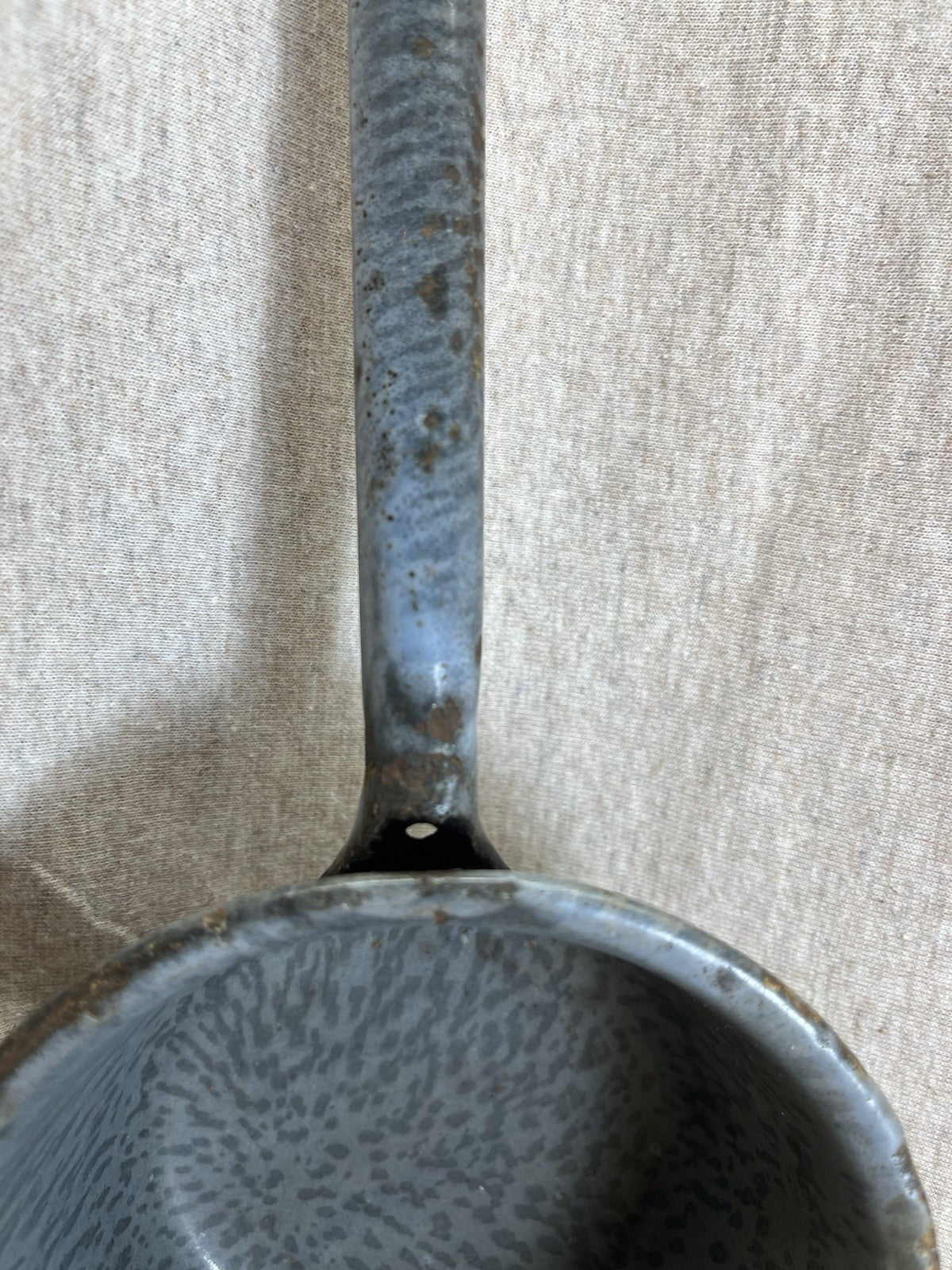 Grey Enamel Dipper 