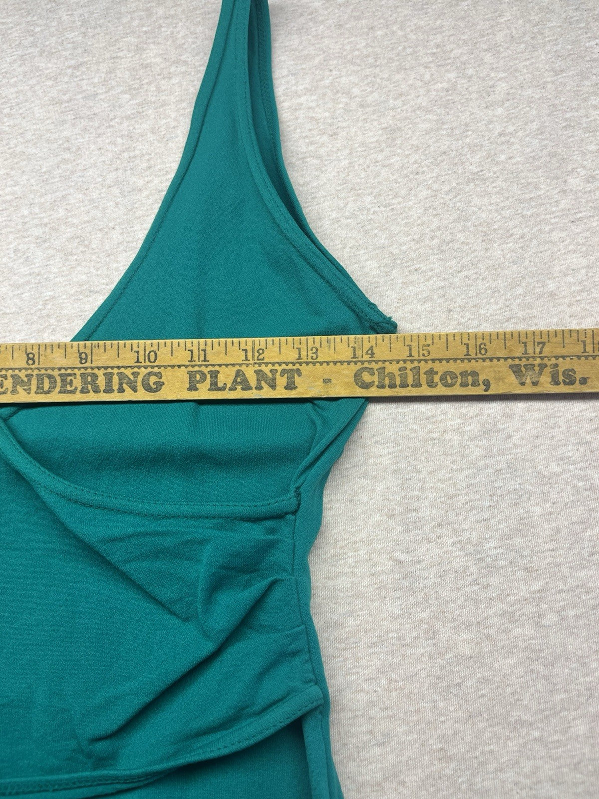 1990s Women’s Green Knit Sleeveless Body Suit