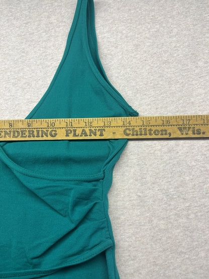 1990s Women’s Green Knit Sleeveless Body Suit