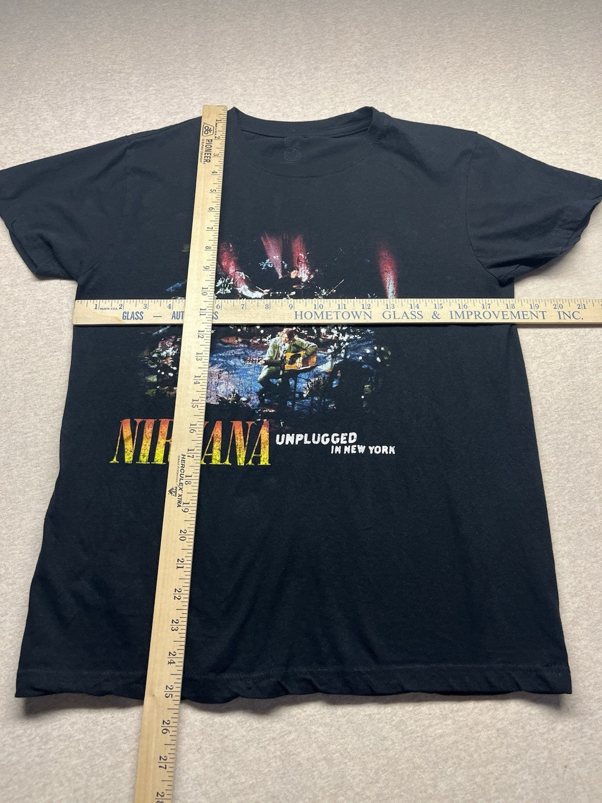 Nirvana Unplugged Tshirt Size Small Black