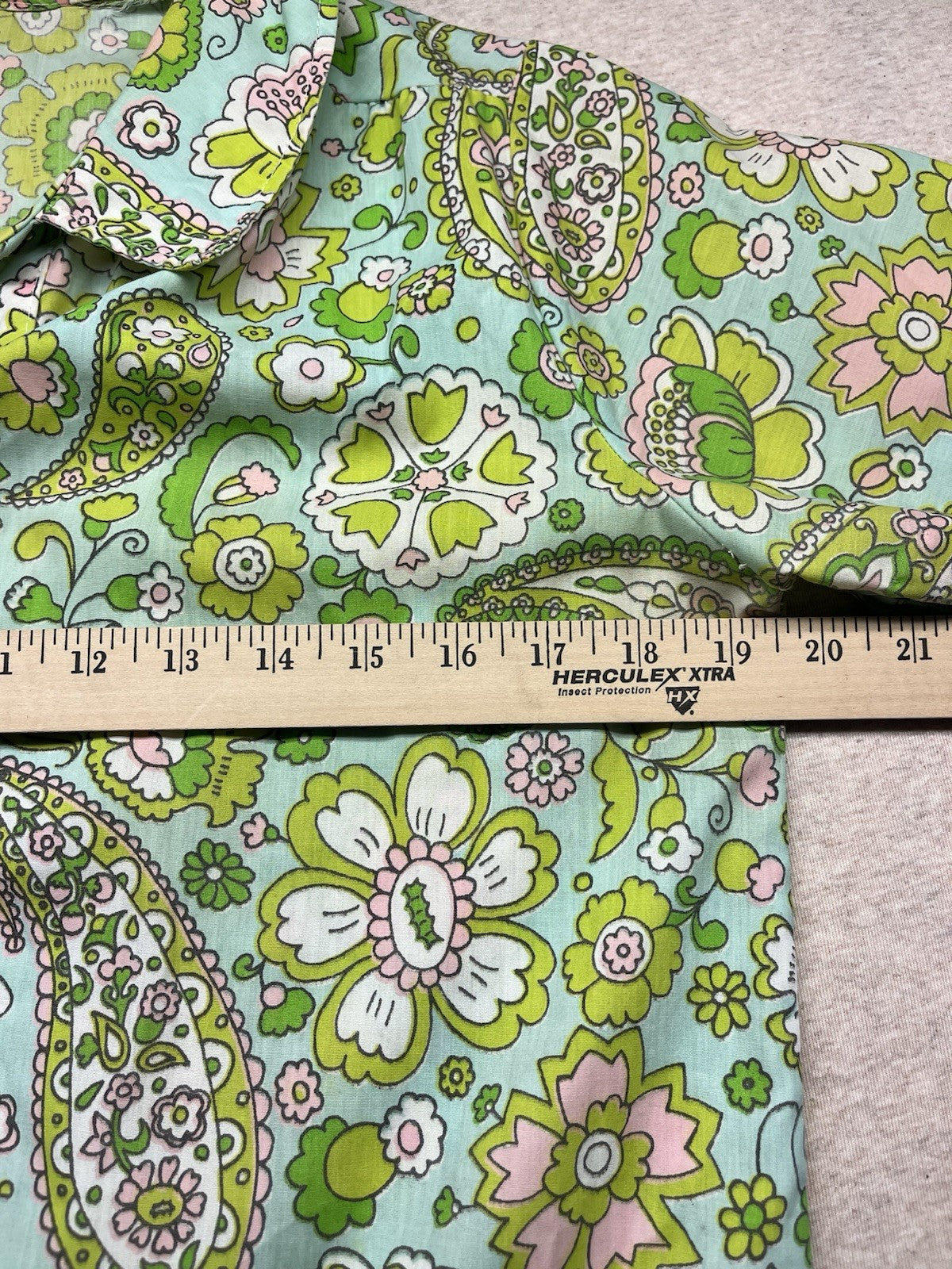 1960s, 70s Women’s Floral S Sleeve Dress