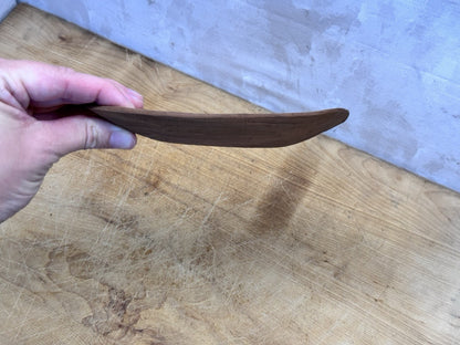 Hand Carved Wood Scoop Antique #1440