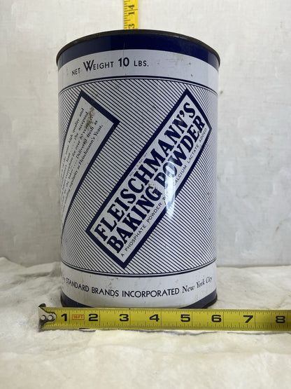 Fleishmans Baking Powder Vintage Tin