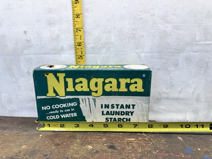Niagara Instant Laundry Starch Empty Box Vtg #S-1508