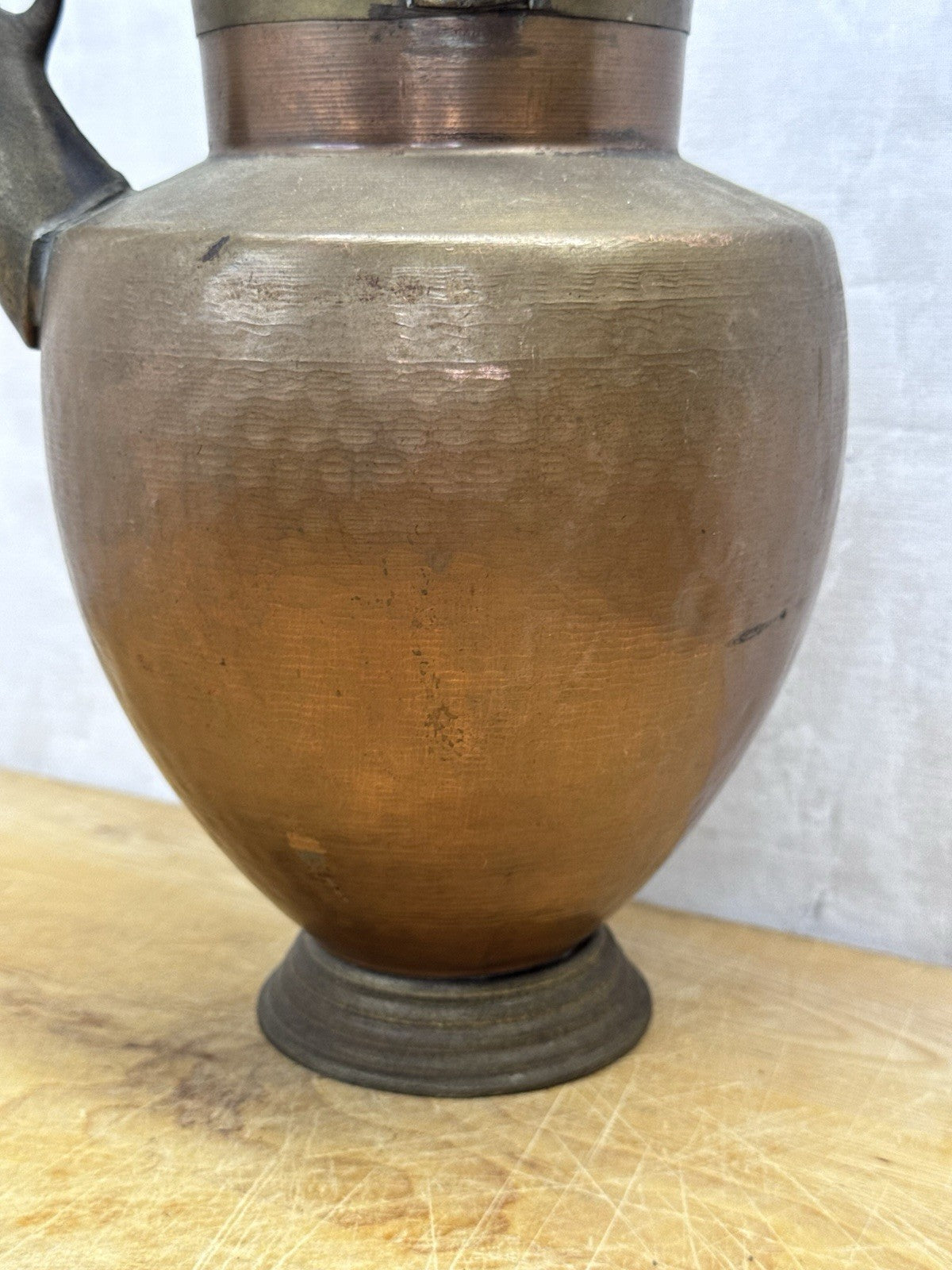 Amphora Copper Jug ​​with Brass Spout 1900-1920 Antique #1160