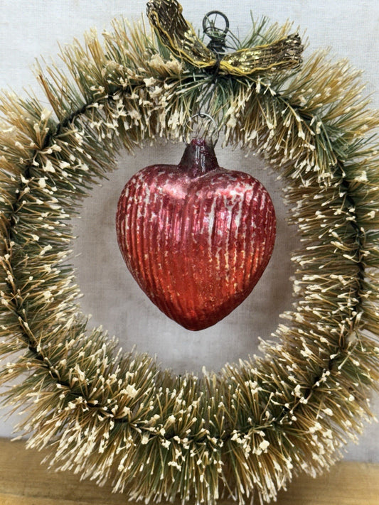 Victorian Primitive Bottle Brush Ornament #1321