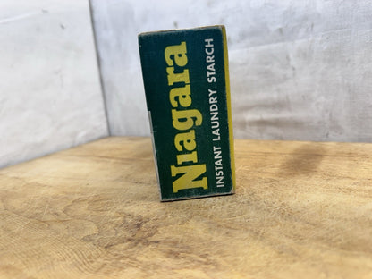 Niagara Instant Laundry Starch Empty Box Vtg #S-1508