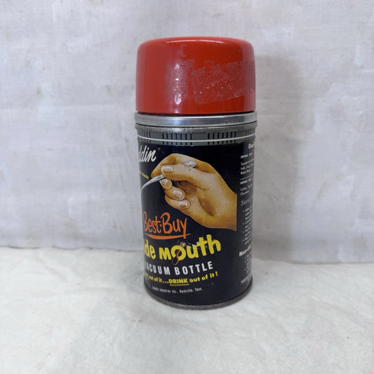 Aladdin Thermos Vacuum Bottle NOS Vintage Metal