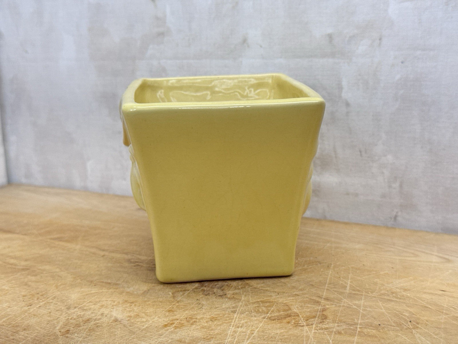 Antique McCoy Yellow Pot #1166