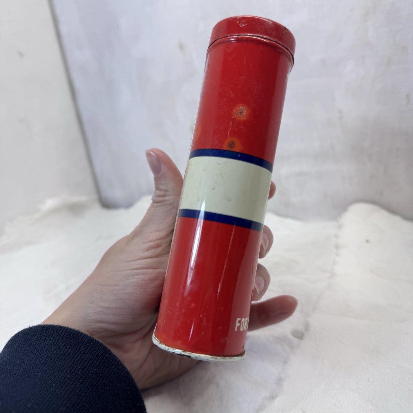 Las Stik Car And Home Cloth Tin Vintage