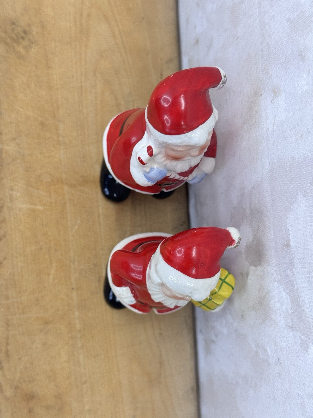 Ceramic Santa clause Figurines Made In Japan #1140