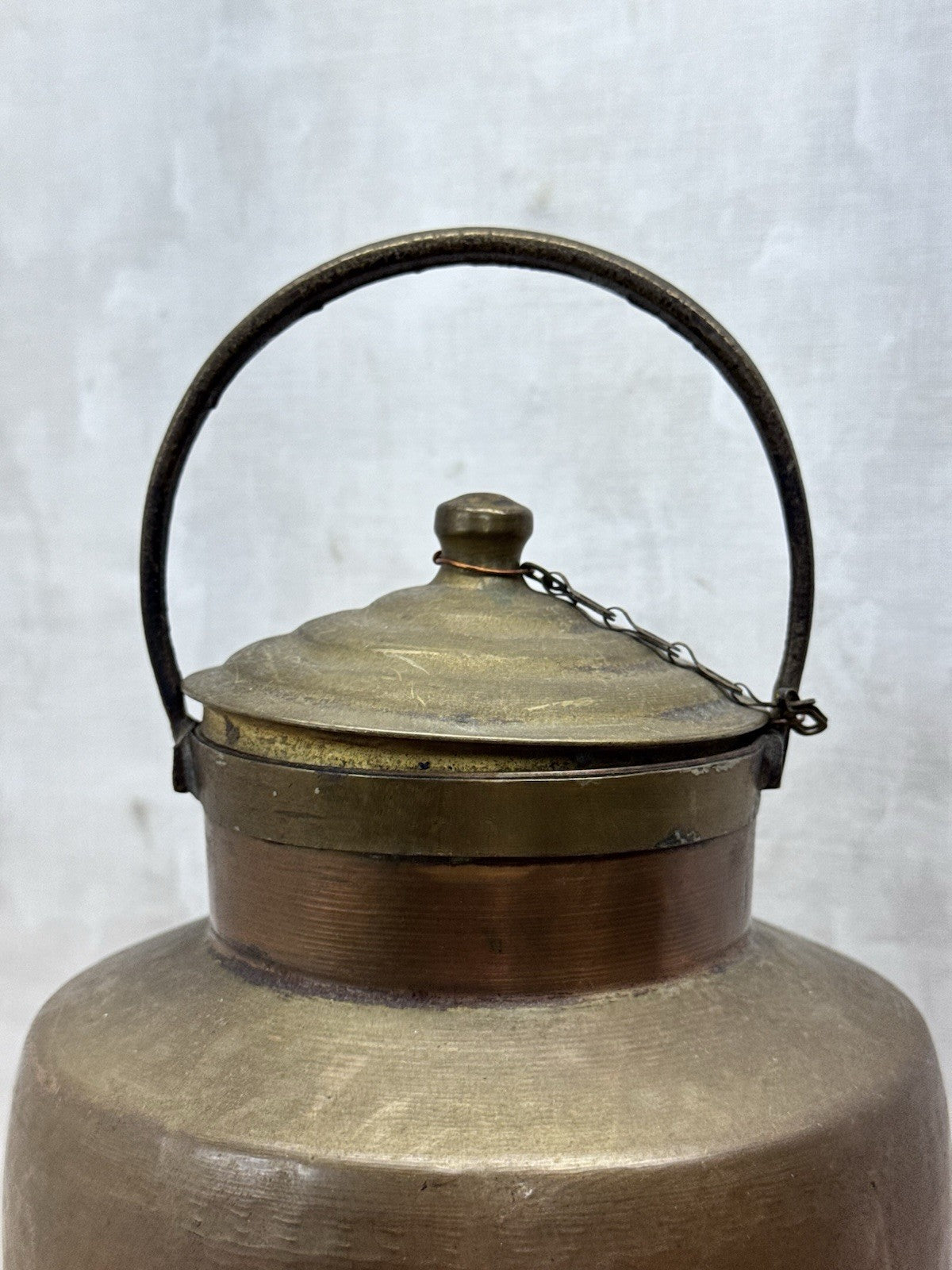 Amphora Copper Jug ​​with Brass Spout 1900-1920 Antique #1160