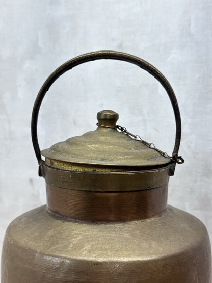 Amphora Copper Jug ​​with Brass Spout 1900-1920 Antique #1160