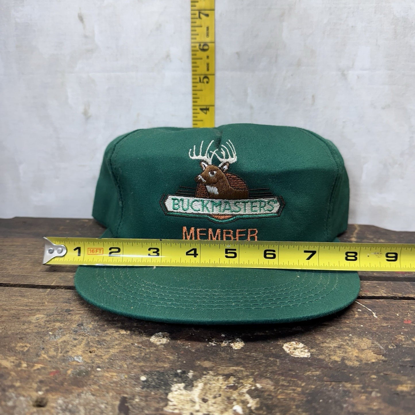 Buckmaster Member Green SnapBack Vintage Hat NOS