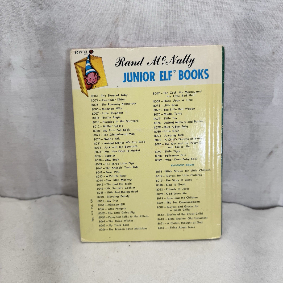 Jimmy Mouse Rand McNally Junior Elf Book Vintage Children’s Book 