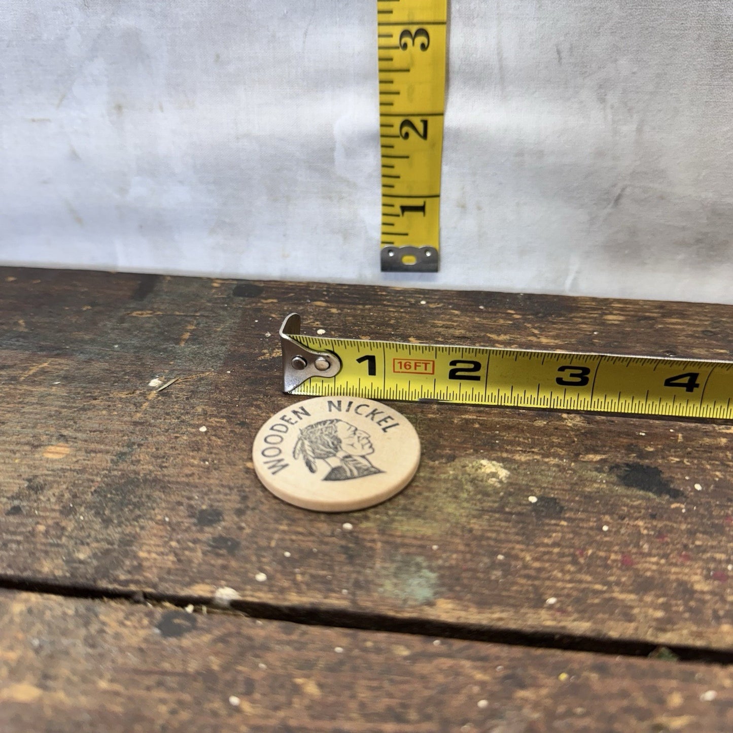 Funk & Sons Wooden Nickel Kentland Indiana Vintage