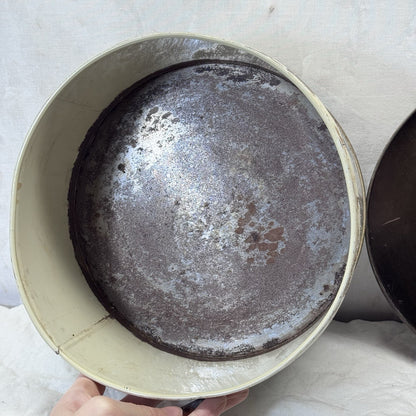 Vintage Rustic Kitchen Cake Canister Tin