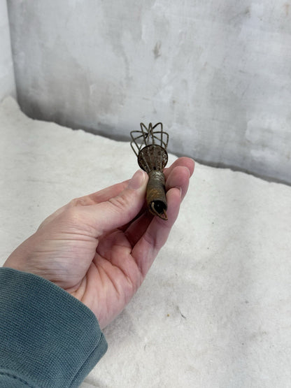 Mini Child’s Toy Kitchen Whisk Vintage Rustic