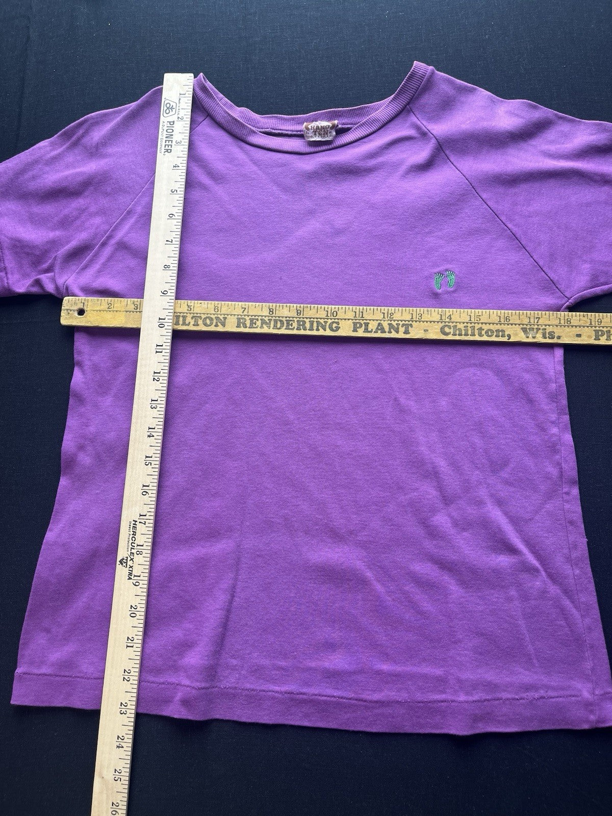 1960s, 70s Women’s Purple Hang Ten Tshirt