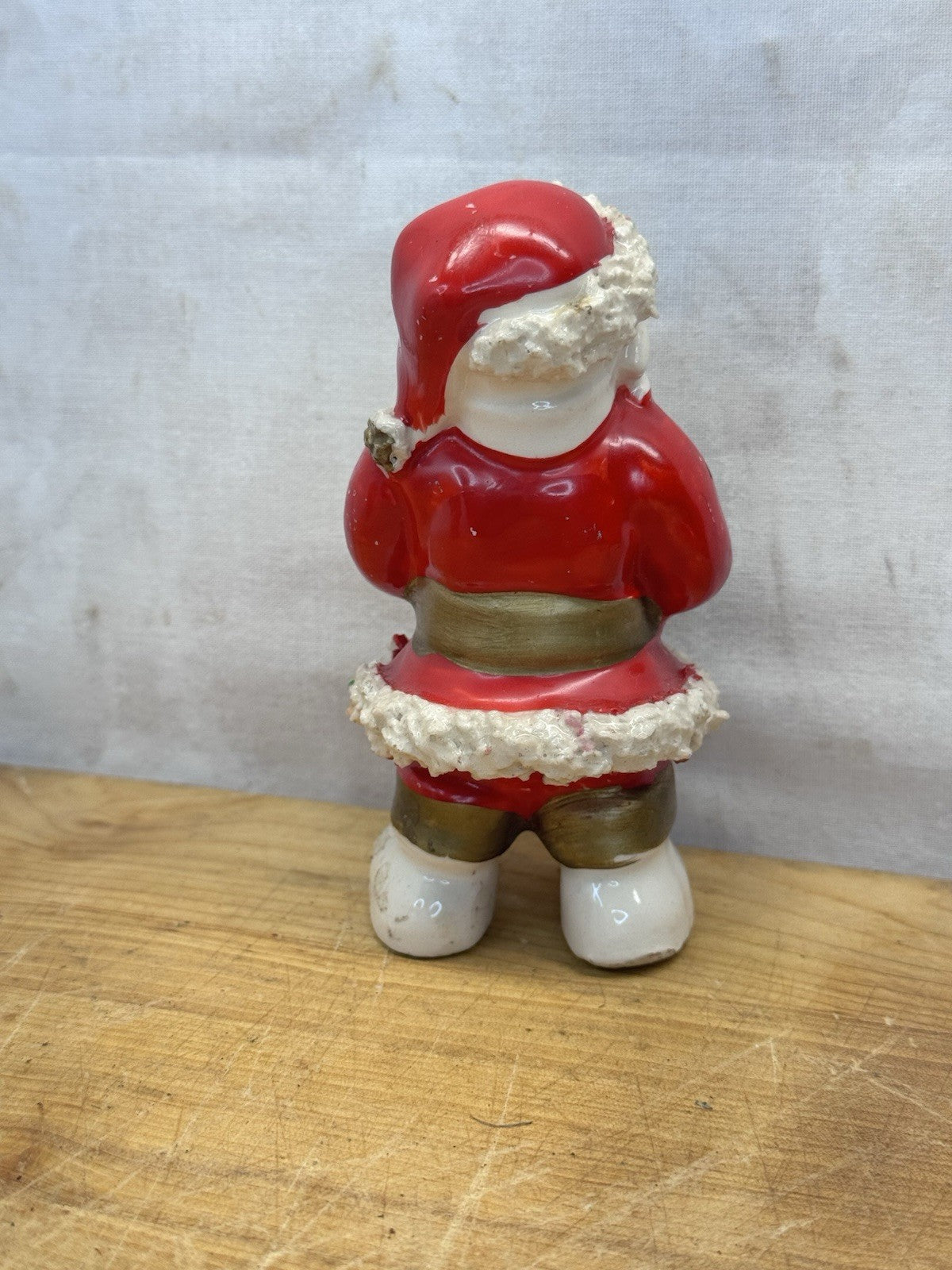 Ceramic Spaghetti Santa Vtg #1303