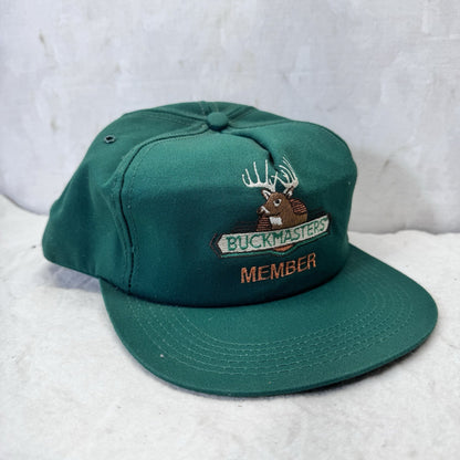 Buckmaster Member Green SnapBack Vintage Hat NOS