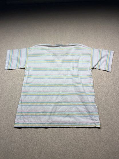 1950s Women’s Striped Knit S Sleeve Shirt