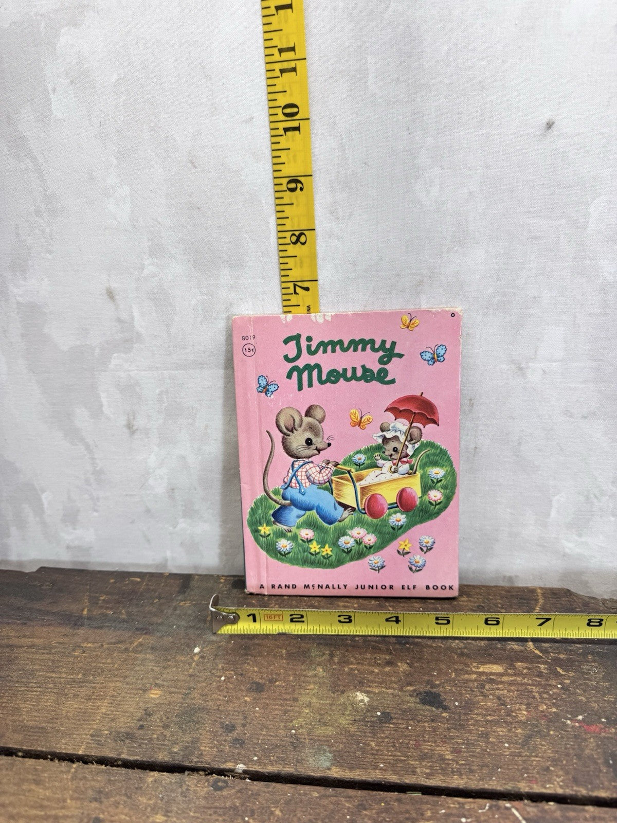 Jimmy Mouse Rand McNally Junior Elf Book Vintage Children’s Book 