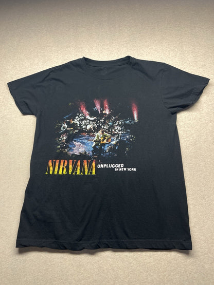 Nirvana Unplugged Tshirt Size Small Black