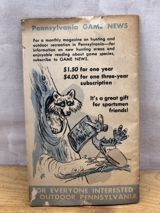 Pennsylvania Hunting Trapping Regulations Digest 1970-1971 #1243