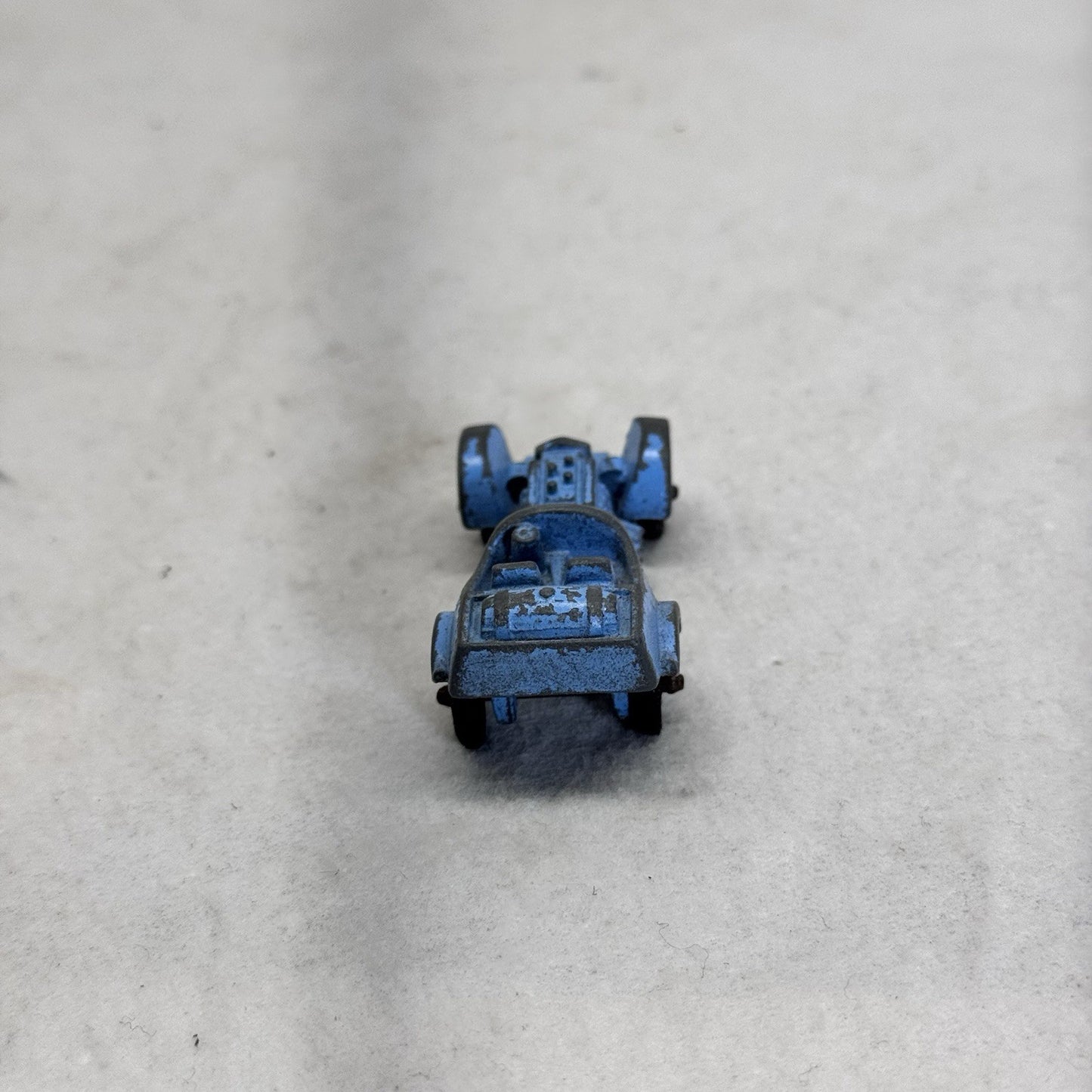 Vintage Tootsie Toy Car Blue Roadster