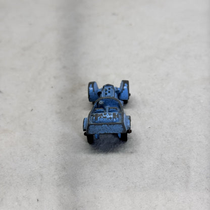 Vintage Tootsie Toy Car Blue Roadster