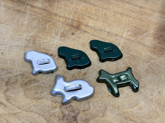 Five Childs Cookie Cutters Vtg #1407