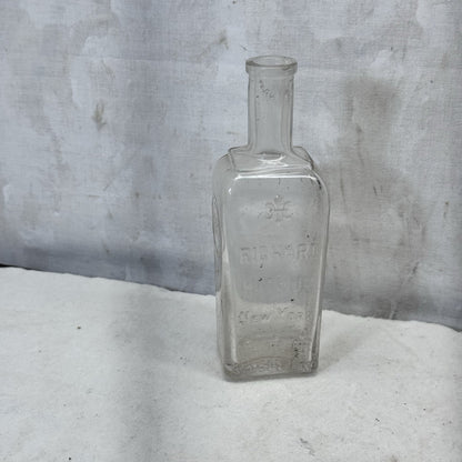 Richard Hudnut Embossed Glass Vintage Perfume Bottle
