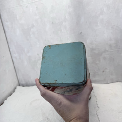 Premium Saltine Crackers Tin Container Vintage 