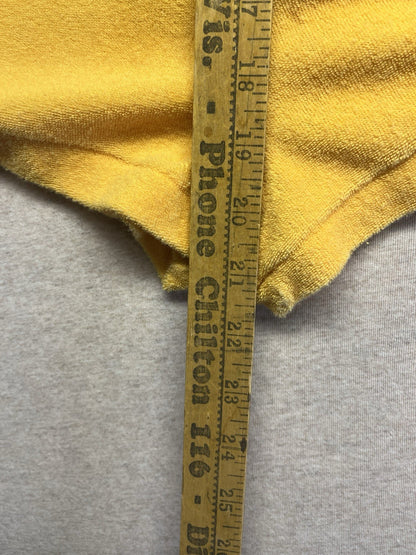 1970-80s Women’s Yellow Terry Cloth Romper 