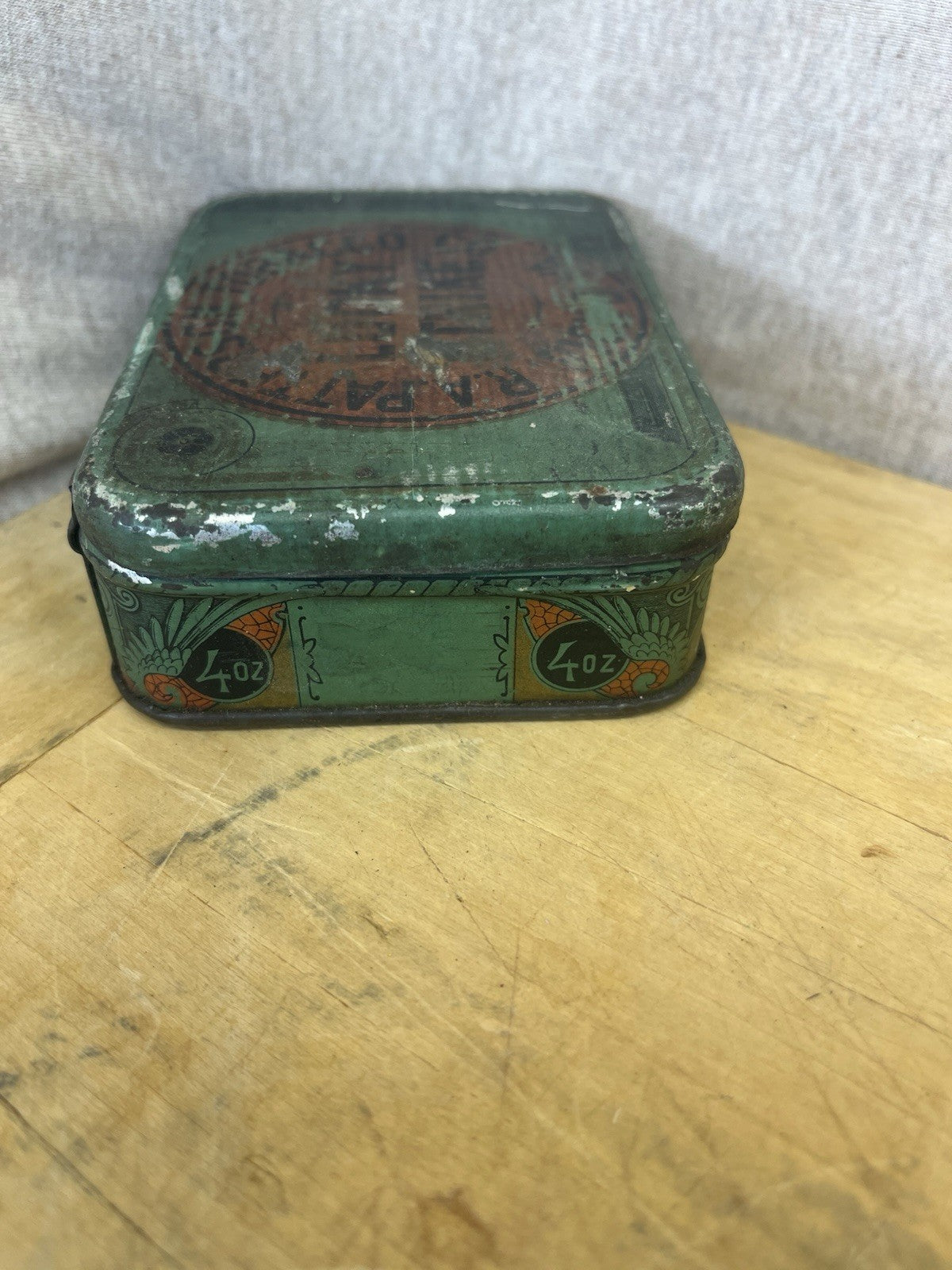 Lucky Strike Empty Tobacco Tin Vintage 