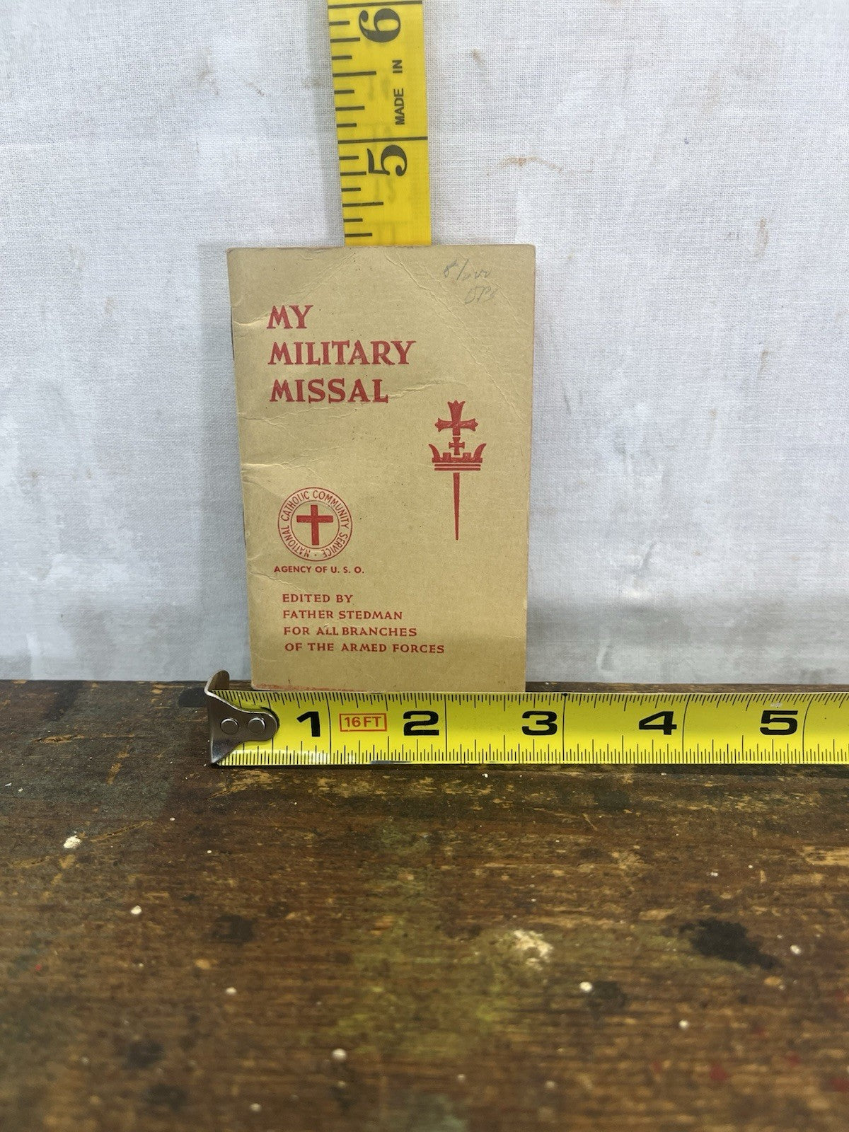 Vintage 1942 My Military Missal of Catholic Prayers for the WWII US Armed Forces