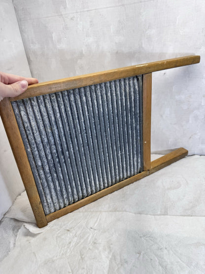 Goulds Kitchenette Wooden Washboard Vintage REPAIRED