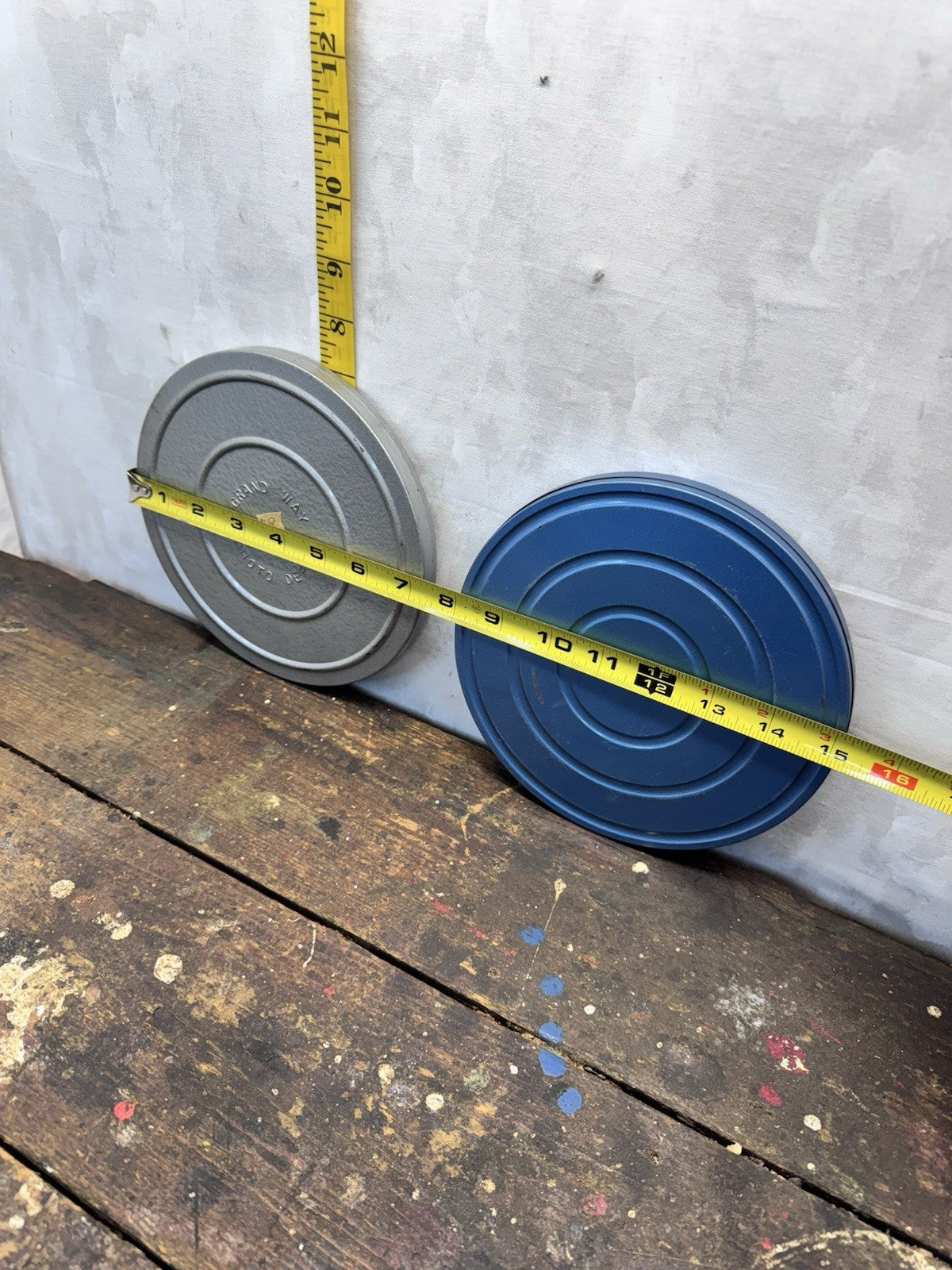 Film Reel Tins Empty Vtg