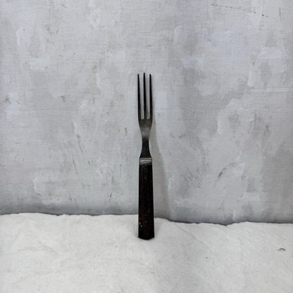 Three Prong Vintage Fork Wooden Handle