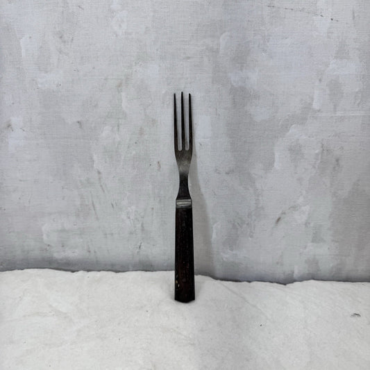 Three Prong Vintage Fork Wooden Handle
