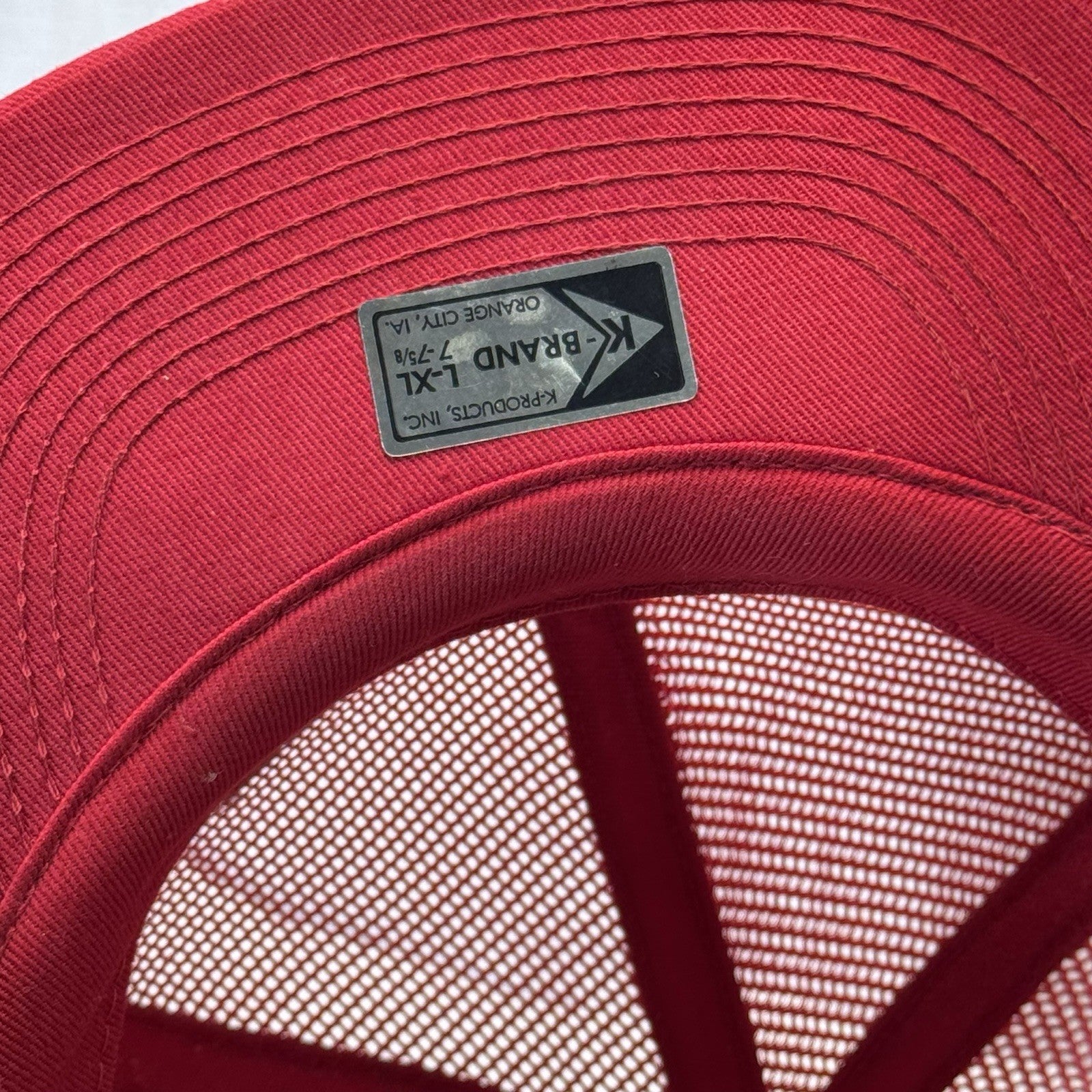 Purina The Farmers Co. Red SnapBack Truckers Hat Vintage 