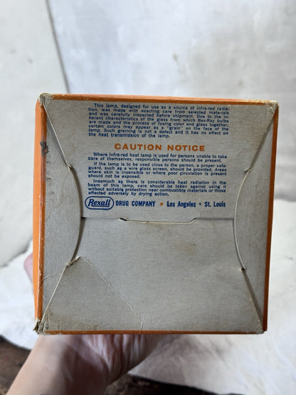 Rex-Ray Heated Lamp NOS Vintage Bulb 